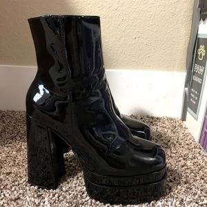 Black Platform Boots